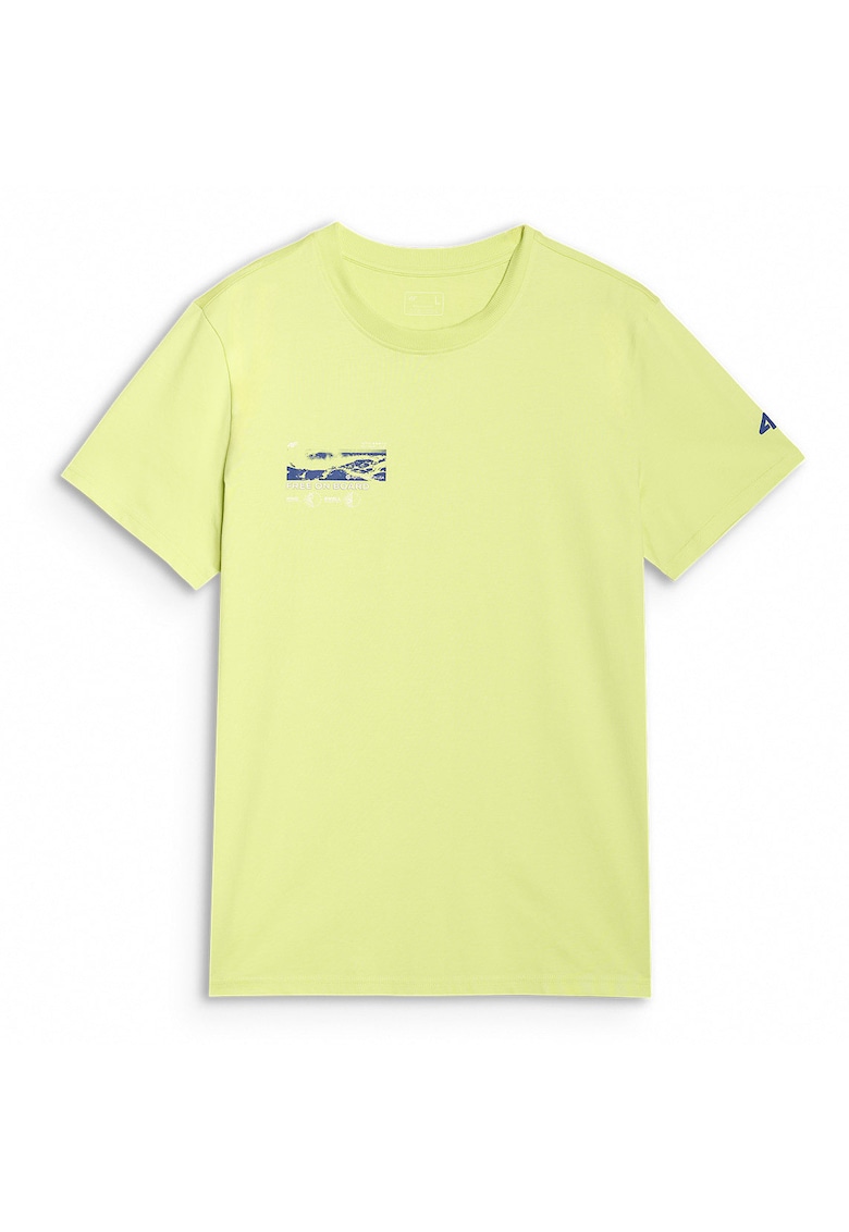 Tricou Barbati SportStyle - 100% Bumbac - Verde Deschis - ""Free On Board