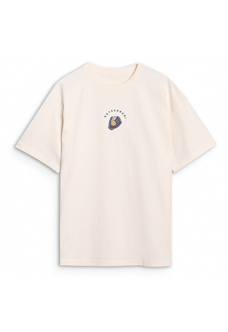 Tricou Barbati Oversize - Alb Ecru - Sportstyle - SS25