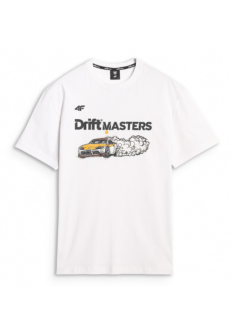 Tricou Unisex Drift Masters Drift - 100% Bumbac - SS25 - Alb