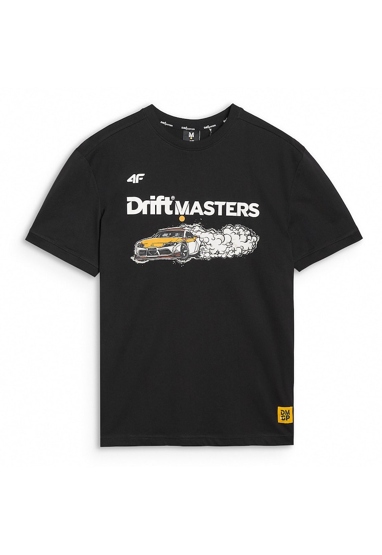 Tricou Unisex Drift Masters Bumbac 100 - Negru