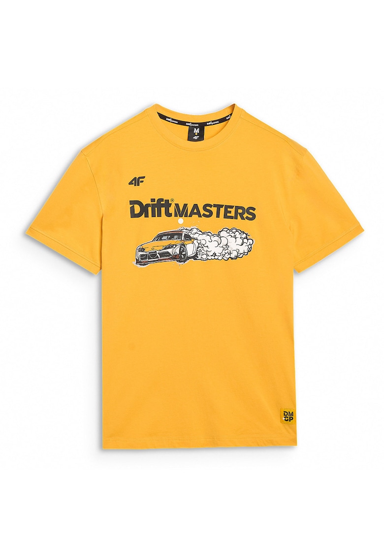 Tricou Unisex Drift Masters 100% Bumbac - Galben