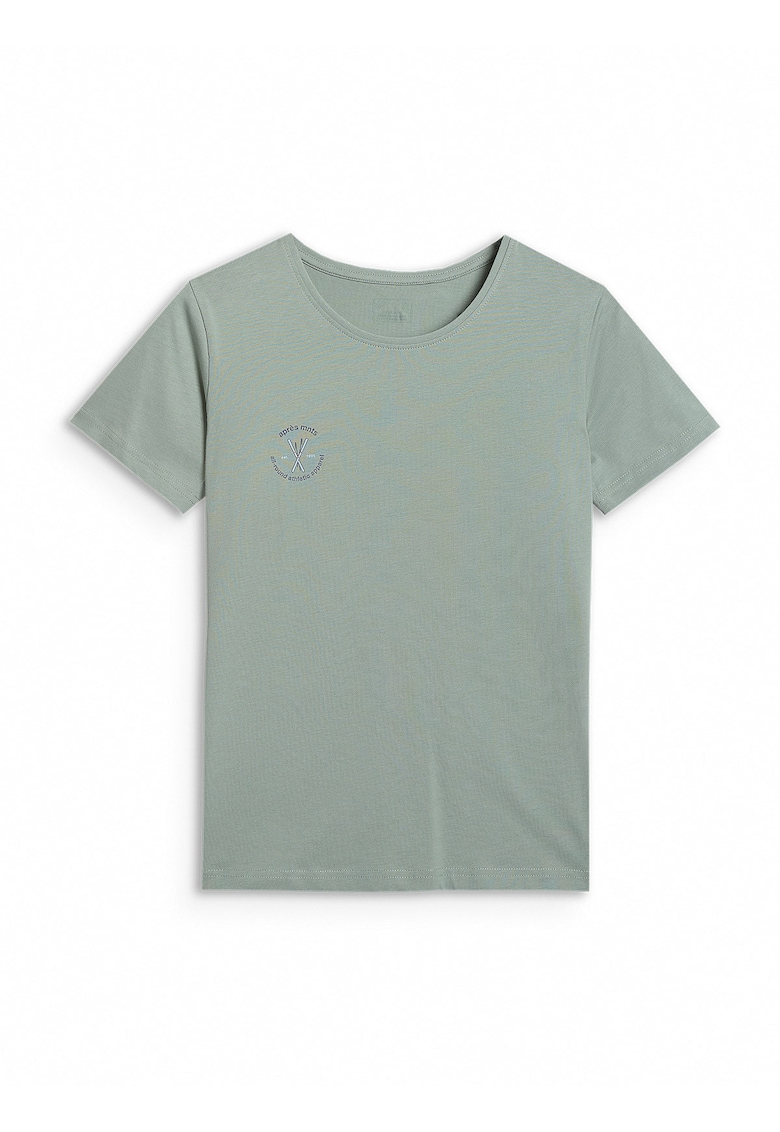 Tricou Bumbac Verde Menta SPORTSTYLE - Verde