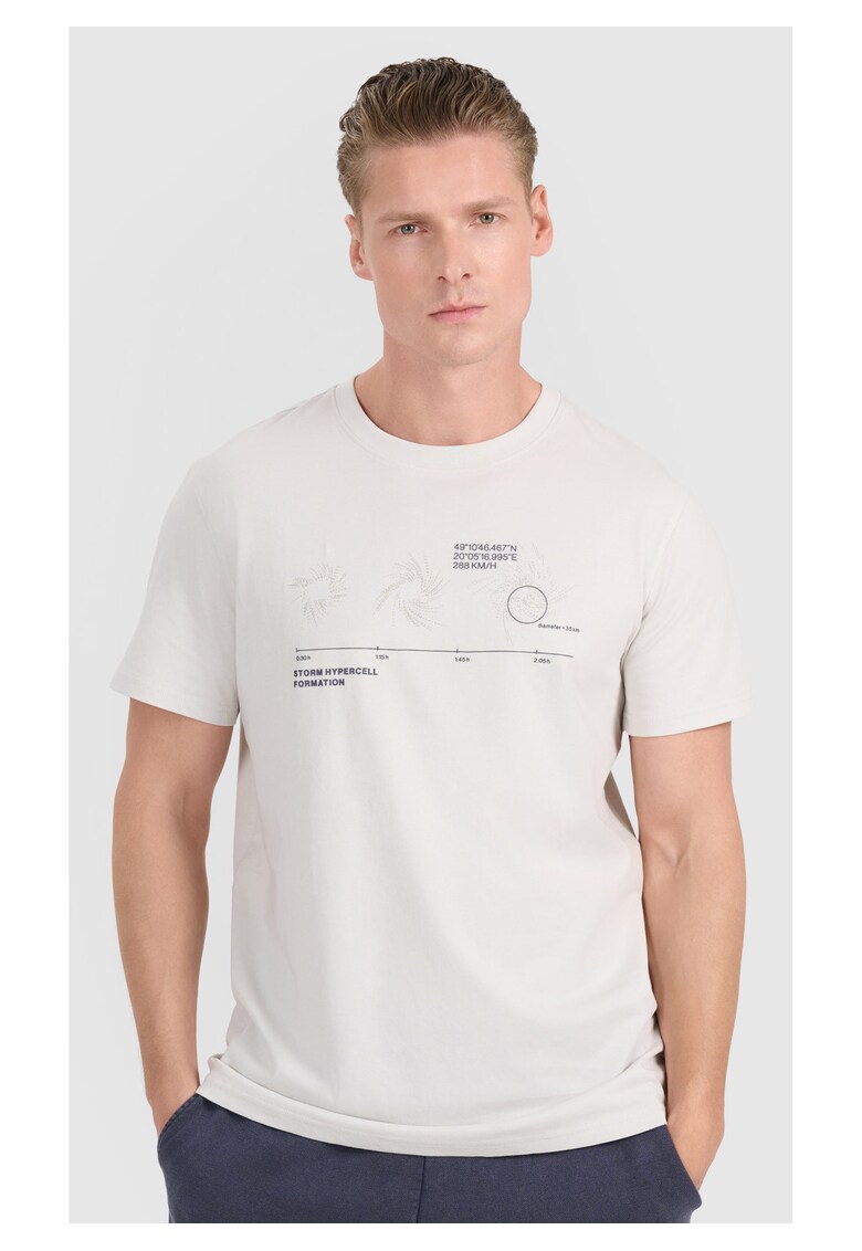 Tricou Barbati Hypercell 100% Bumbac - Gri Deschis - Gri deschis