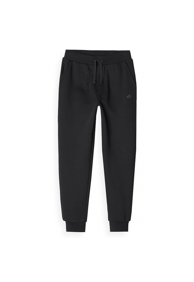 Pantaloni Jogger Negru Intens Baieti Bumbac - 65487 - Negru