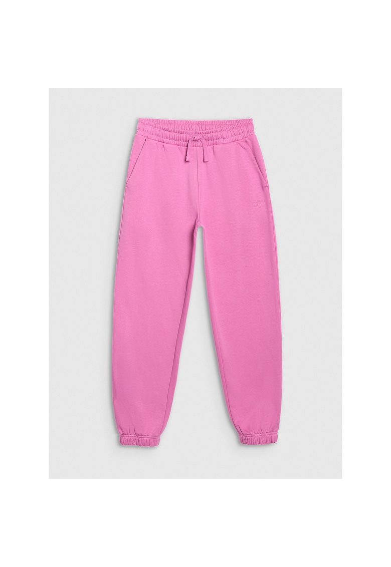 Pantaloni Fete Junior - Bumbac - 46794 - Roz