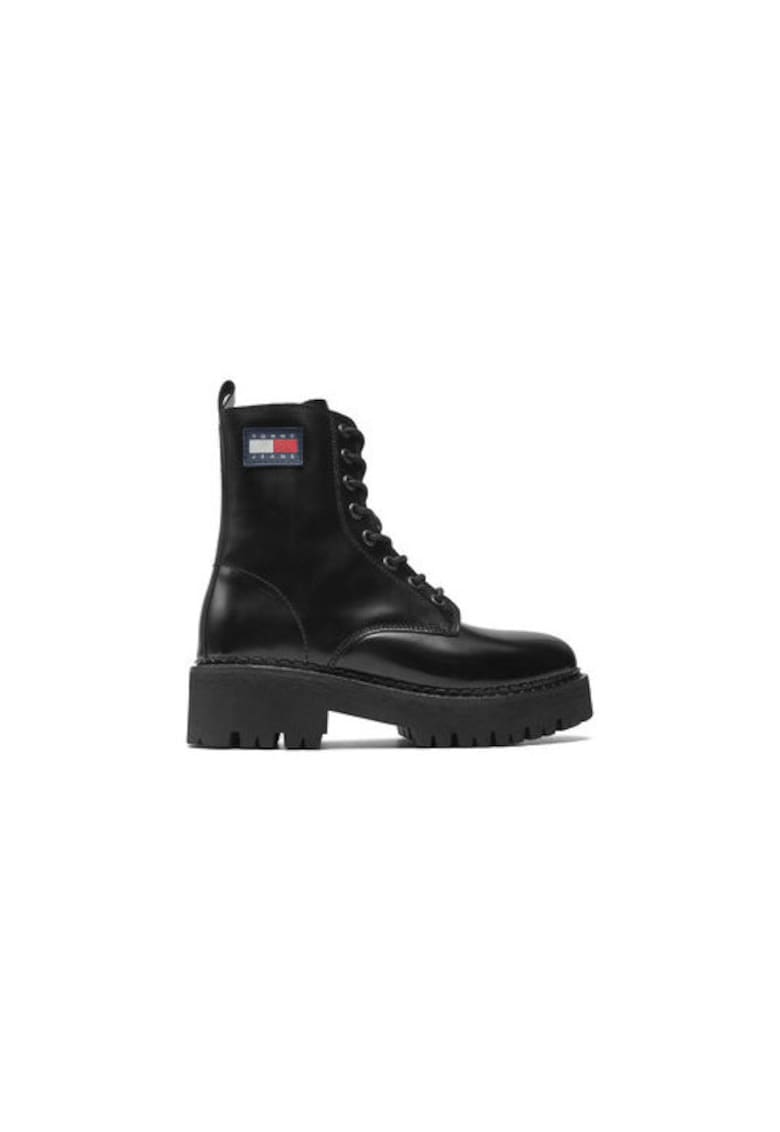 Tommy Jeans Ghete dama - 301096450 piele naturala - negru