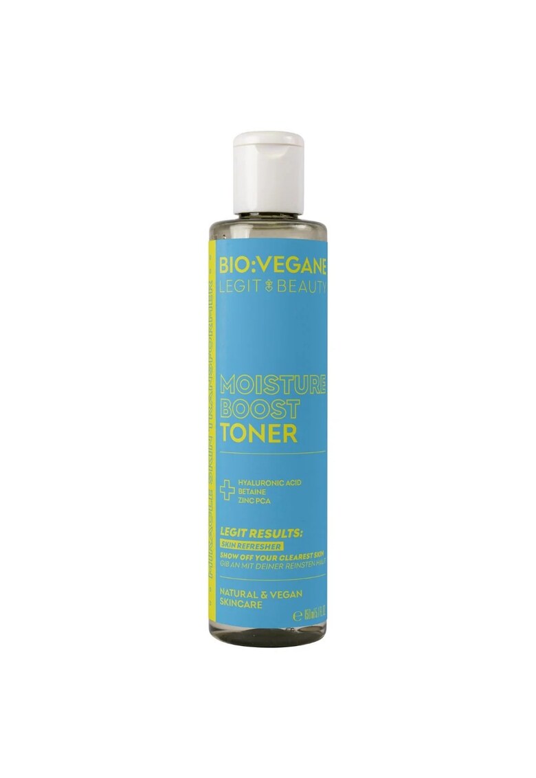 Toner hidratant cu acid hialuronic - betaina si zinc PCA - Bio:Vegane Legit Beauty - 150 ml
