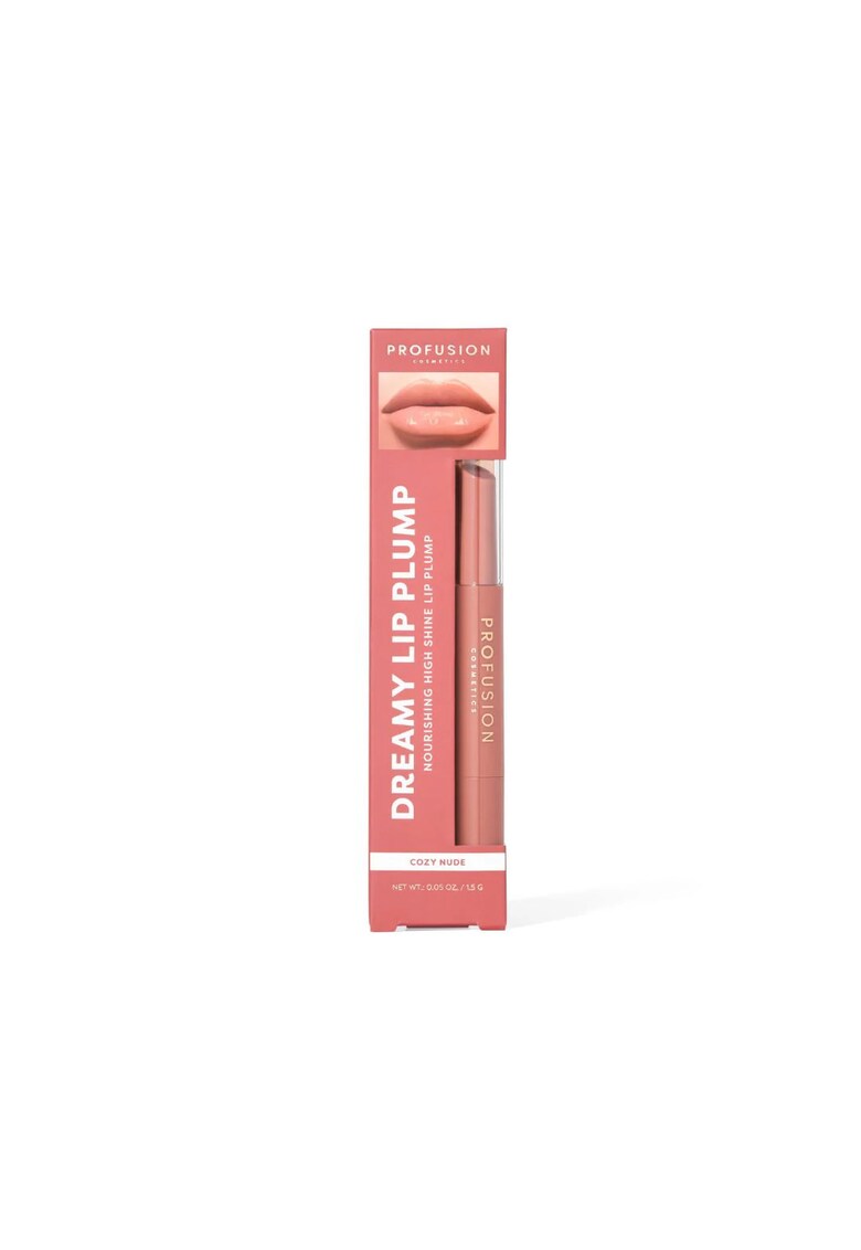 Gloss hranitor cu efect volumizant - Dreamy Lip Plump - nuanta Cozy Nude - 1.5 g