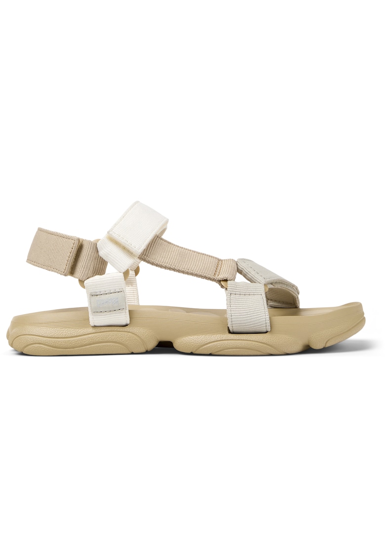 Sandale cu model colorblock si inchidere velcro Karst