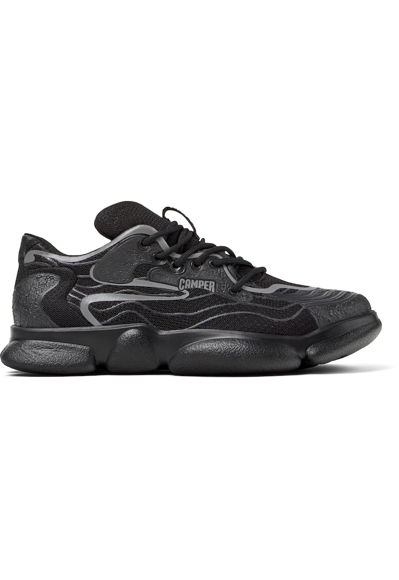 Pantofi sport unisex din plasa Karst - Negru/Gri