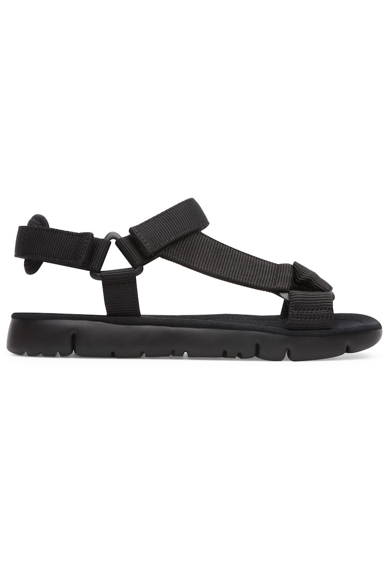 Camper Sandale din material textil Oruga - Negru