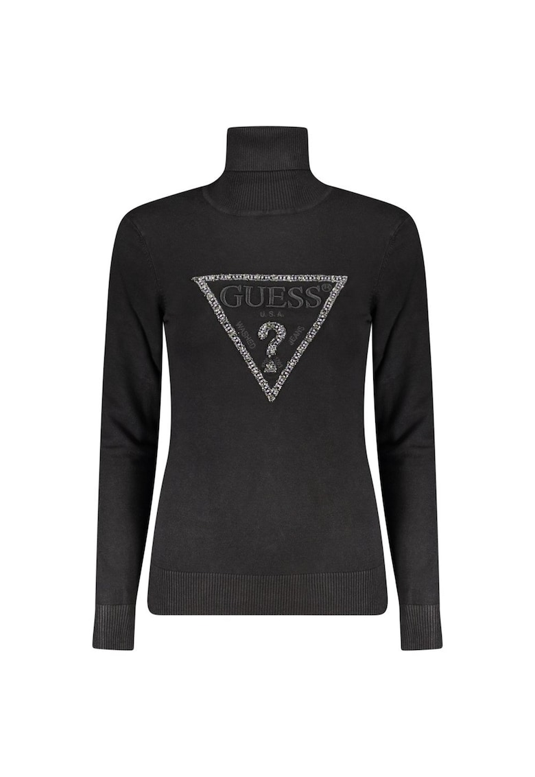 Pulover dama negru - material de calitate