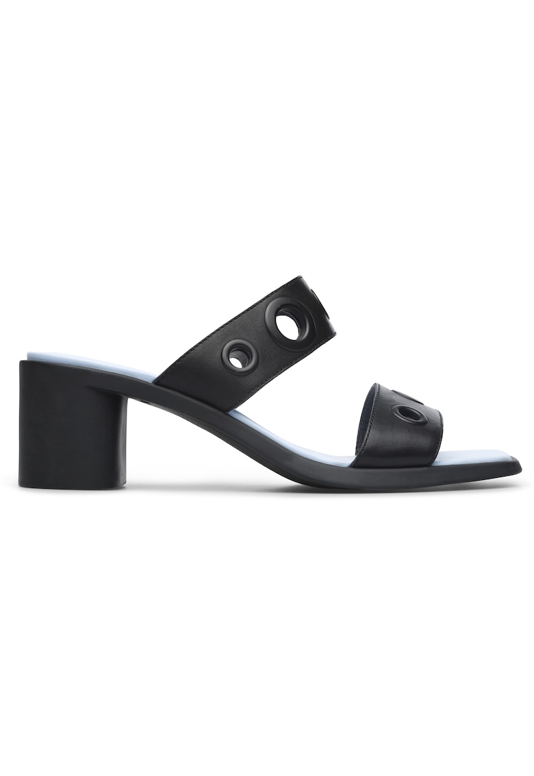 Pantofi de piele cu toc si anouri metalice Meda Pantofi de piele cu toc si anouri metalice Meda