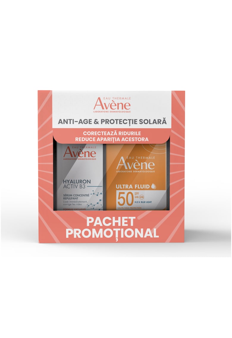 Pachet: Ser Hyaluron Activ 30 ml + Ultra Fluid Invisible SPF50 - 50 ml