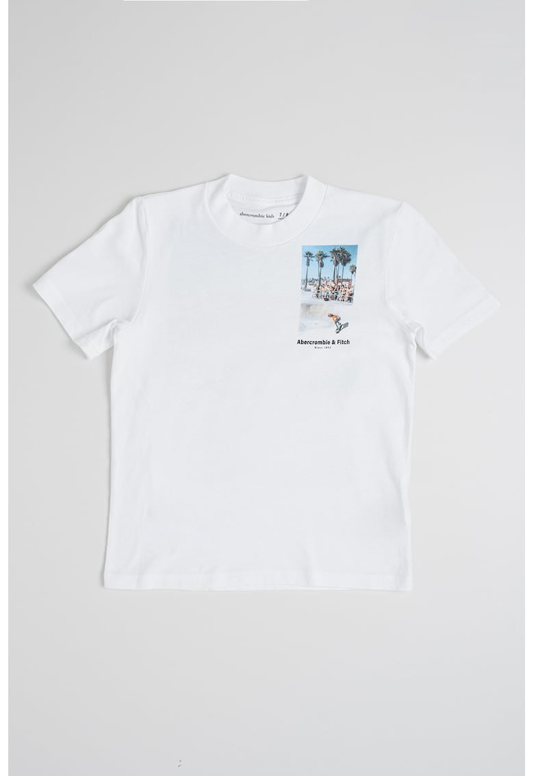 Tricou din amestec de bumbac cu imprimeu foto