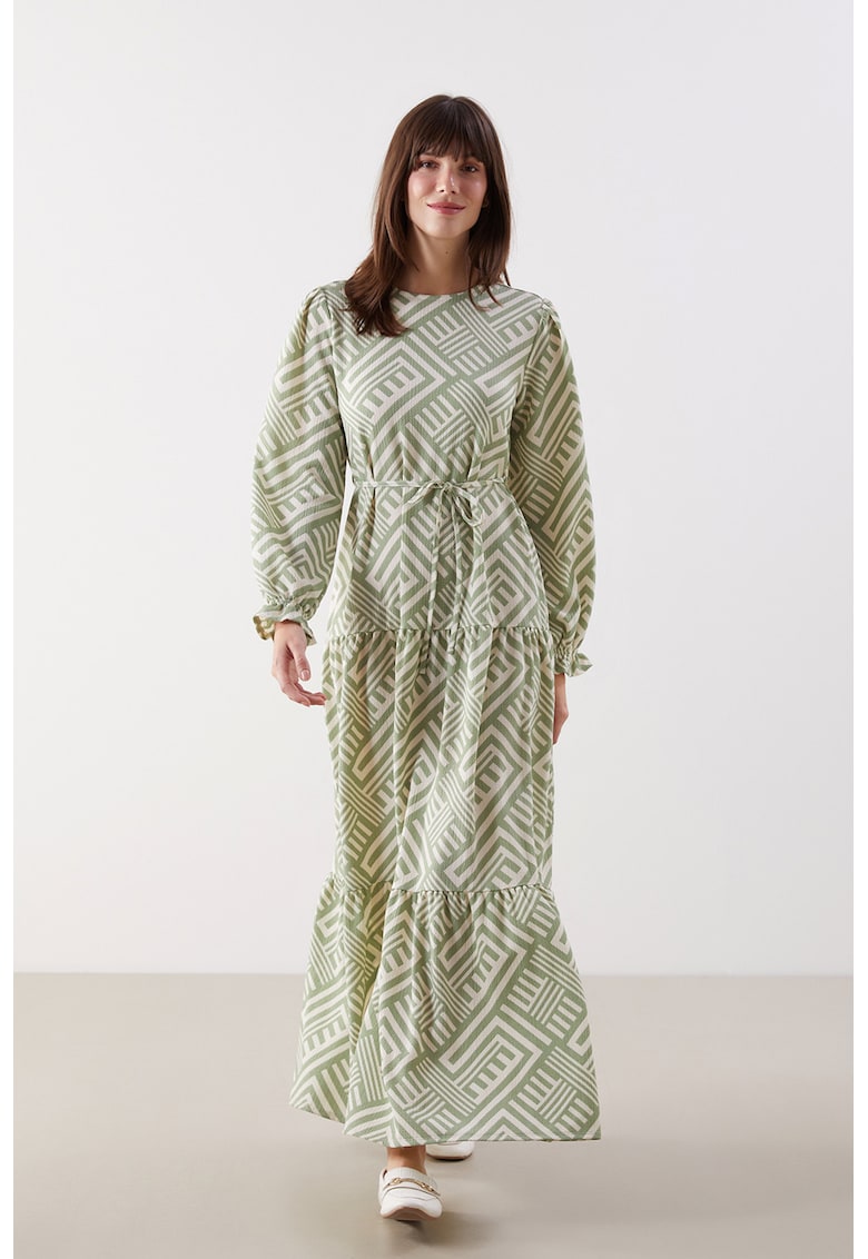 Rochie cu model grafic pentru gravide