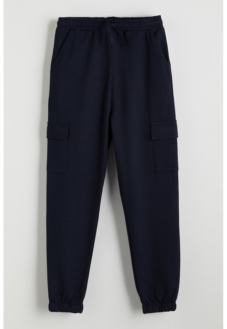 Pantaloni cargo jogger cu snur