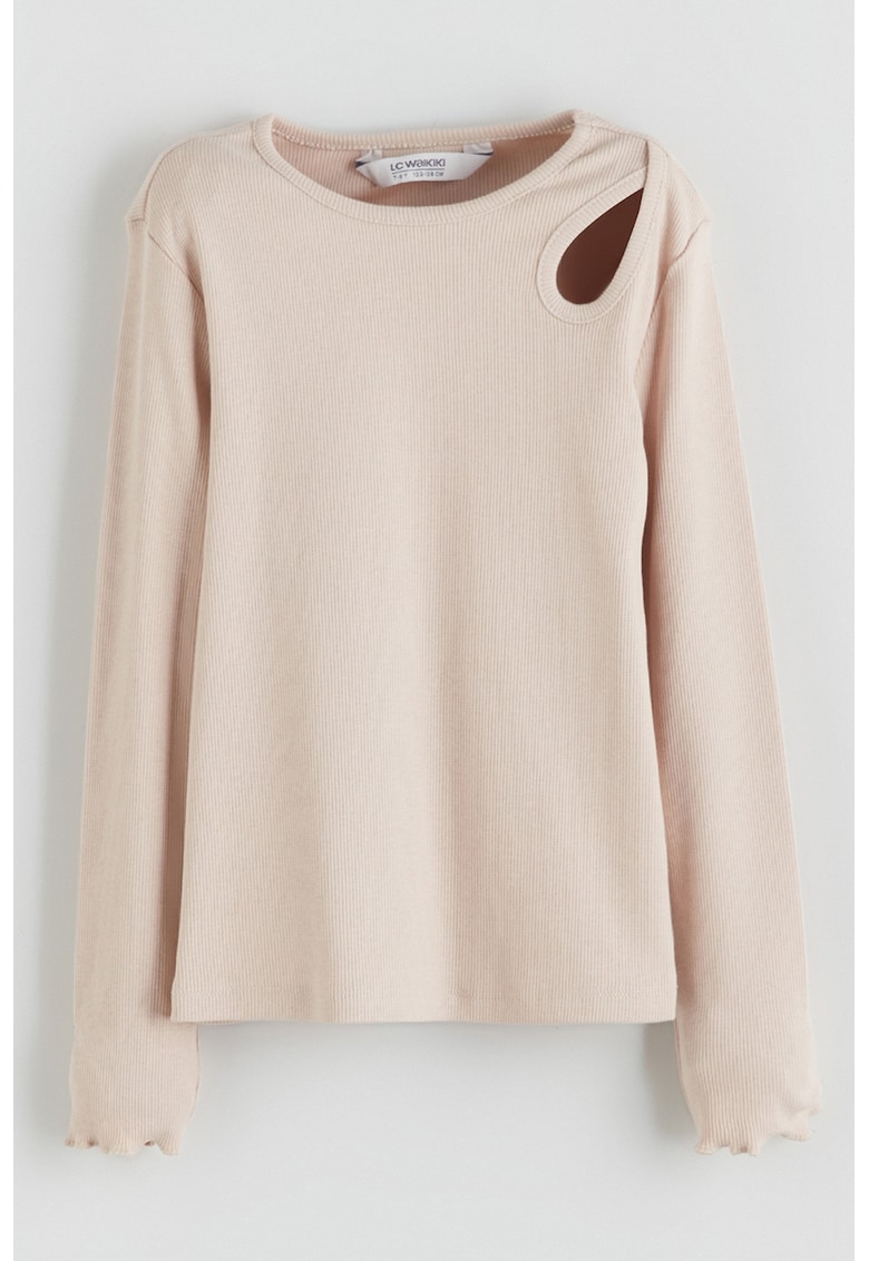 Bluza striata cu decupaj