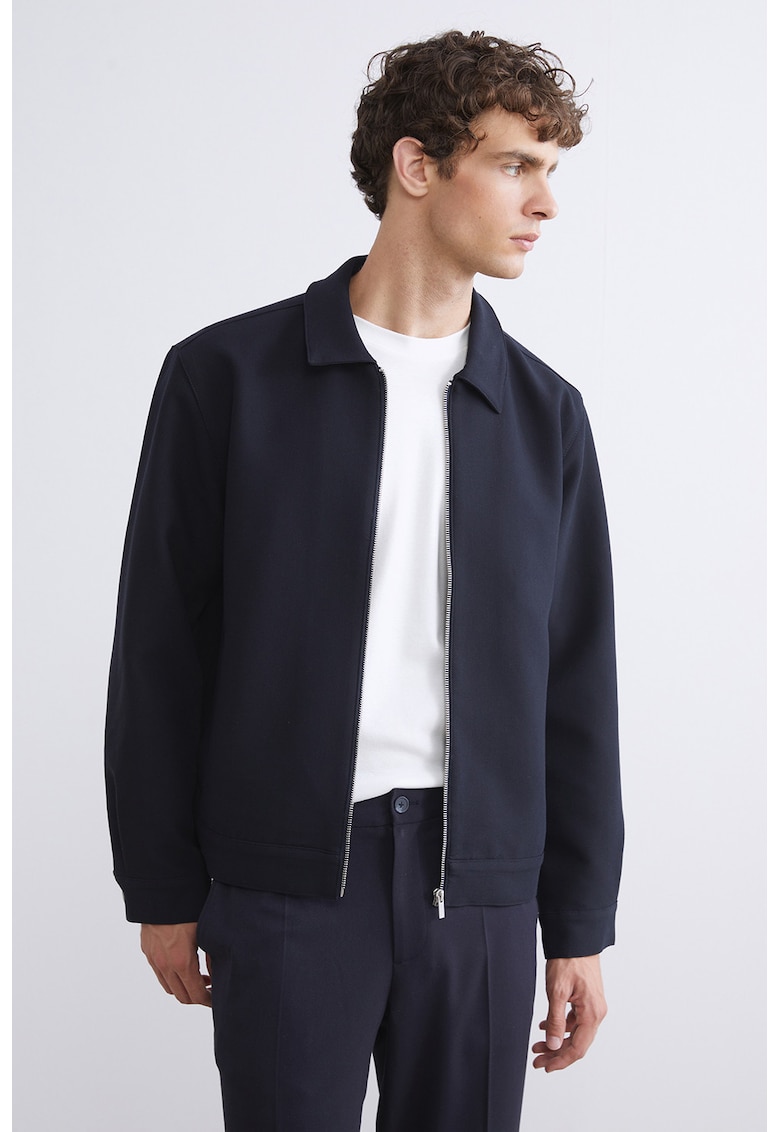 Jacheta-camasa cu fermoar si model uni