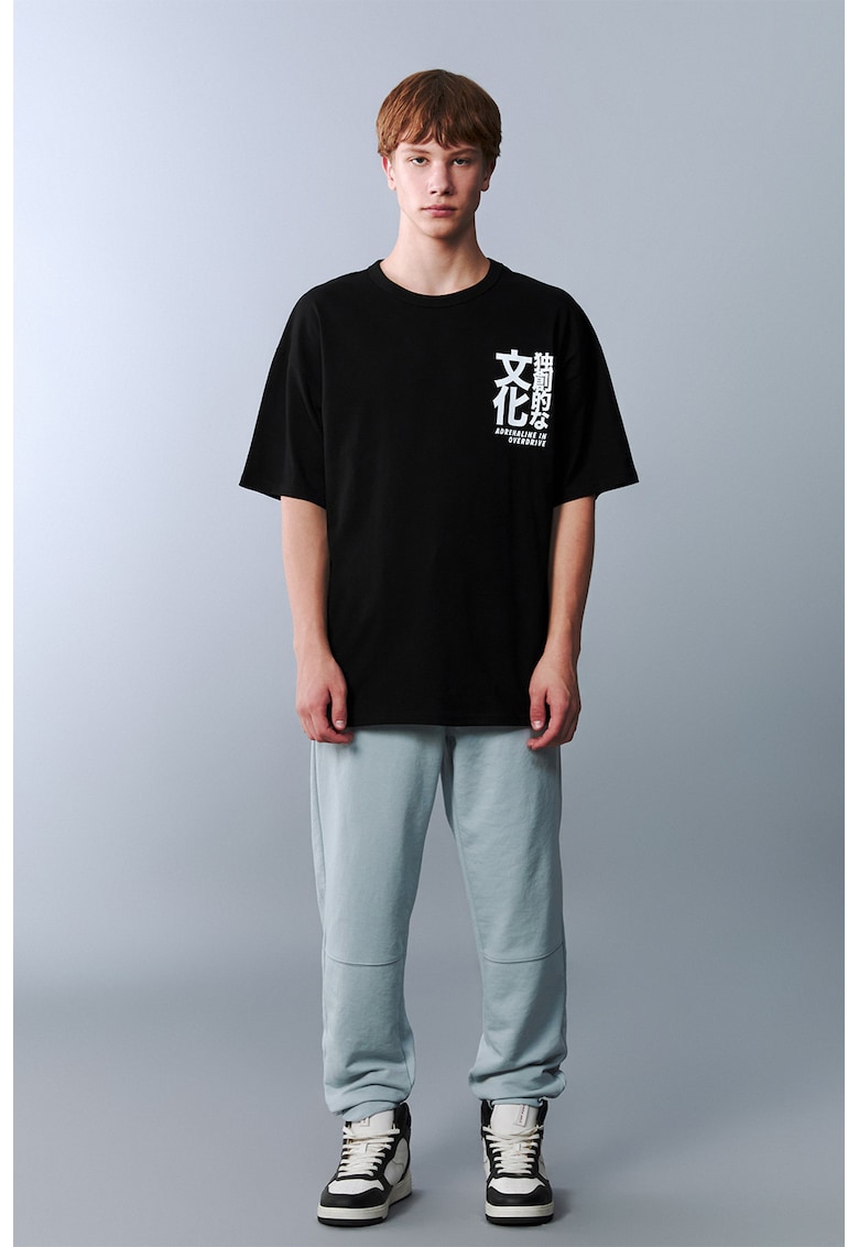 Tricou lejer de bumbac cu imprimeu