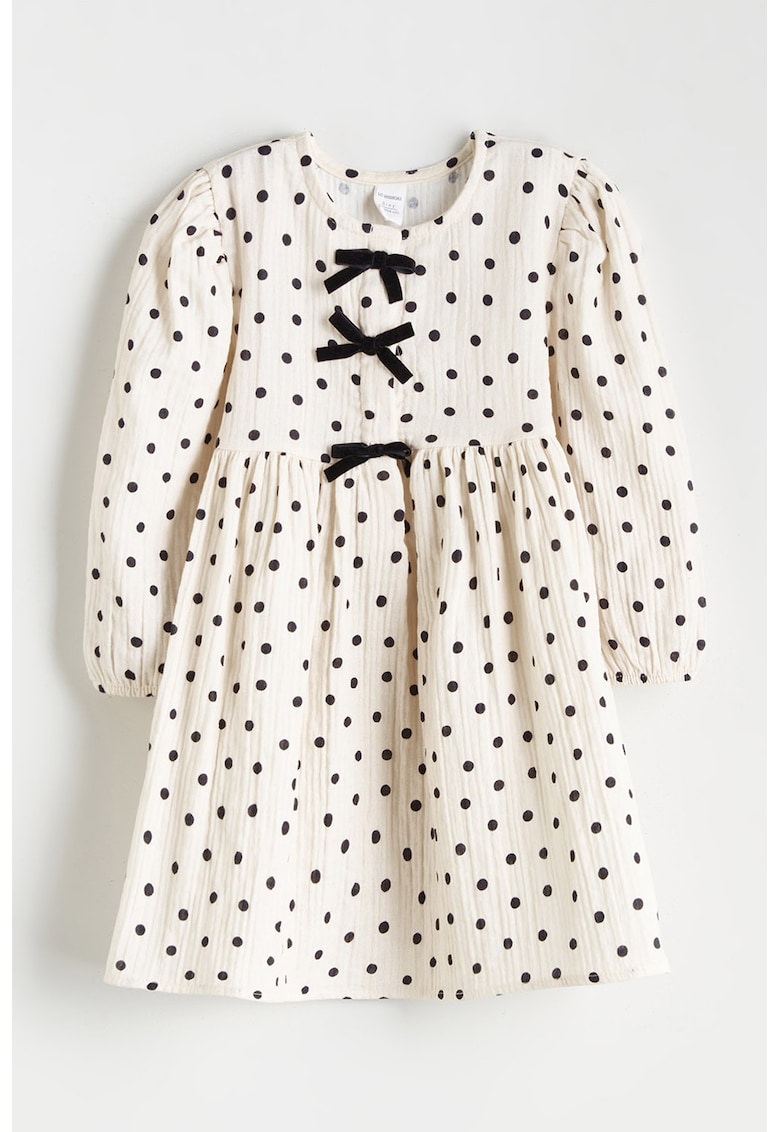 Rochie evazata cu buline