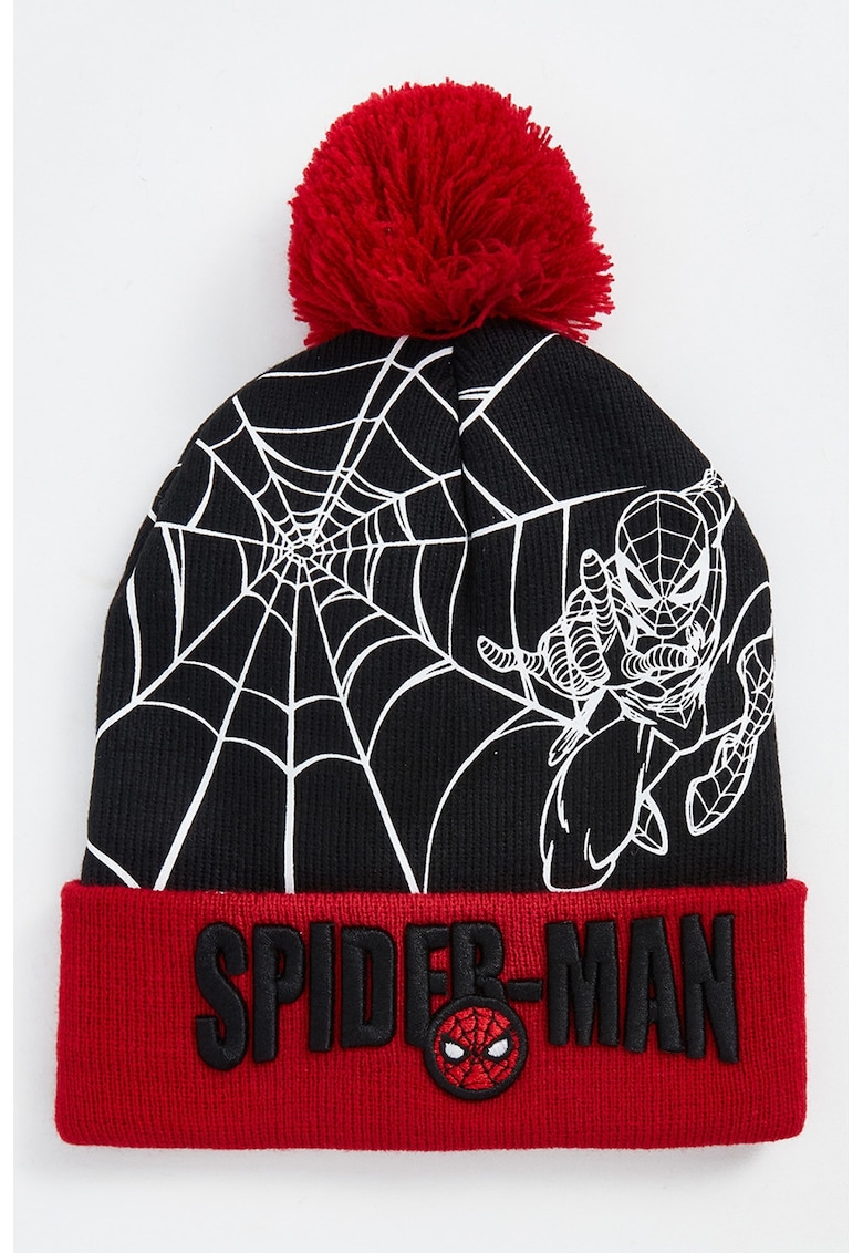 Caciula de iarna cu ciucure Spiderman