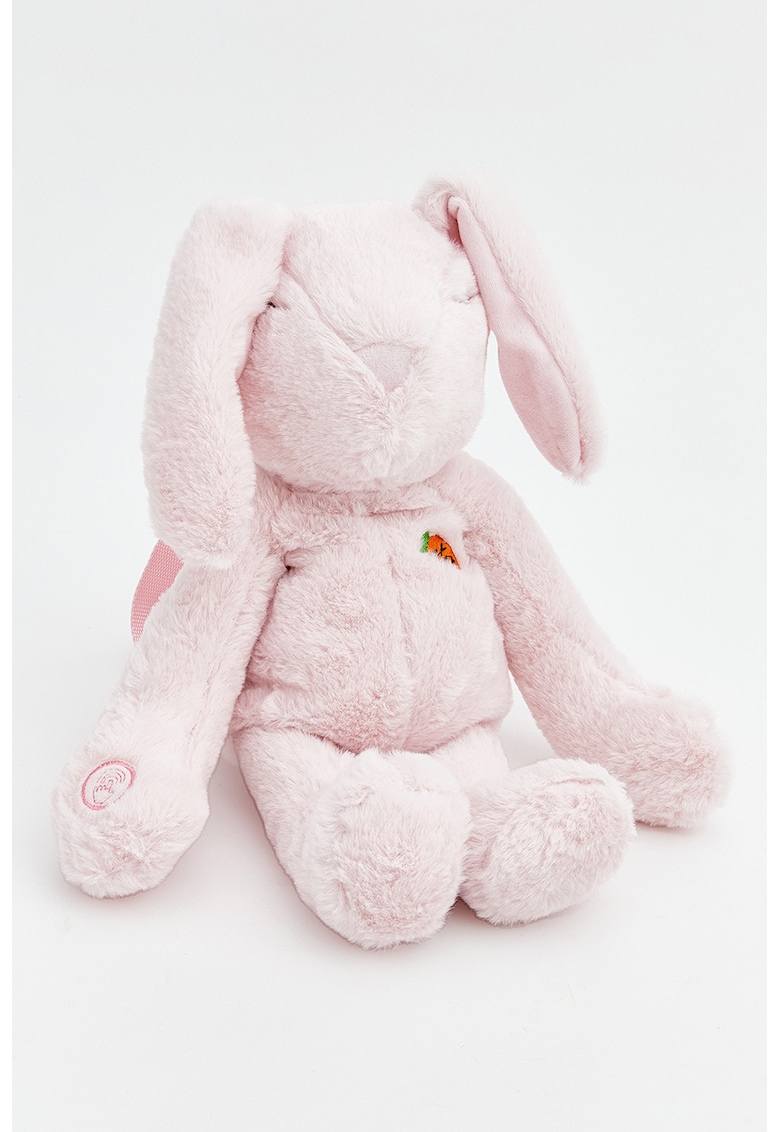 Rucsac pufos cu model iepure si bareta ajustabila