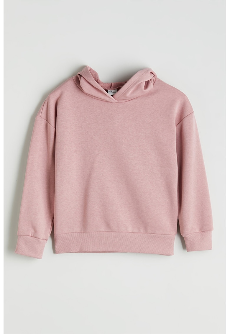 Hanorac uni cu mansete elastice si terminatie