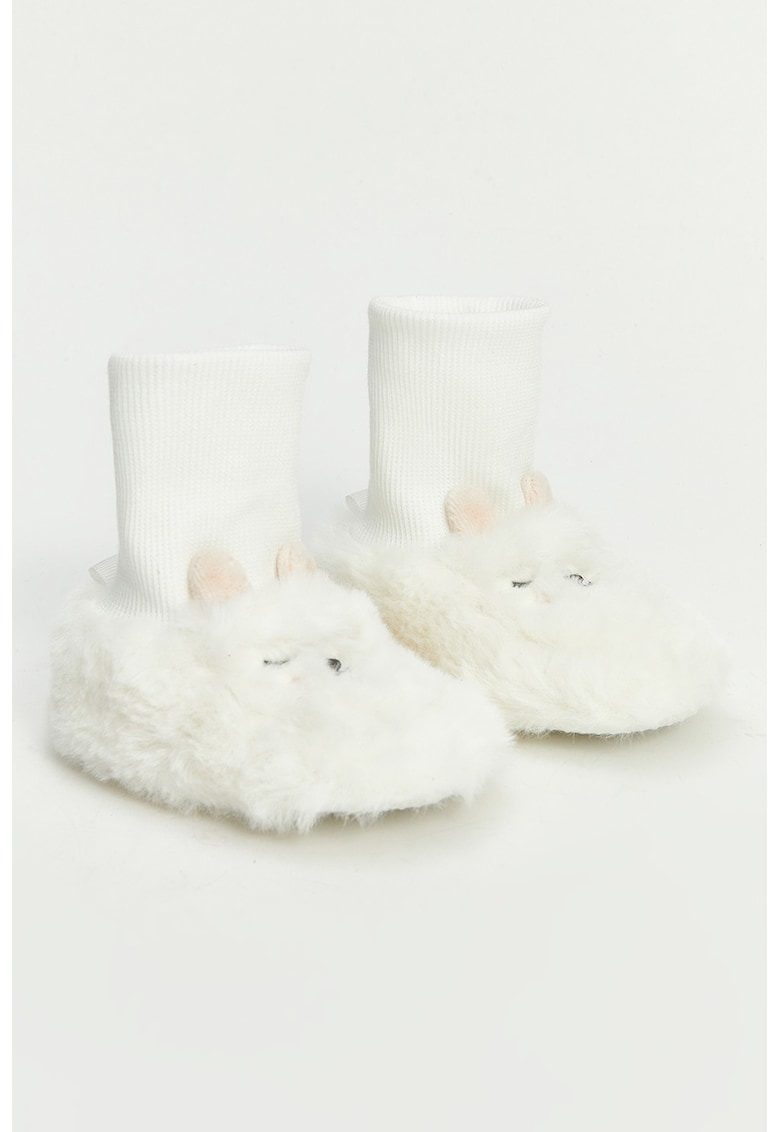 Cizme de casa din material textil