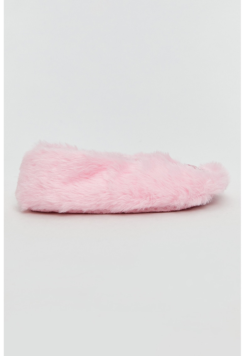 Papuci de casa cu imprimeu Barbie