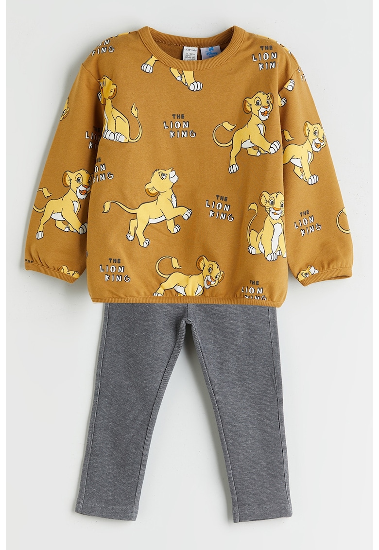 Set de bluza cu imprimeu si pantaloni lungi