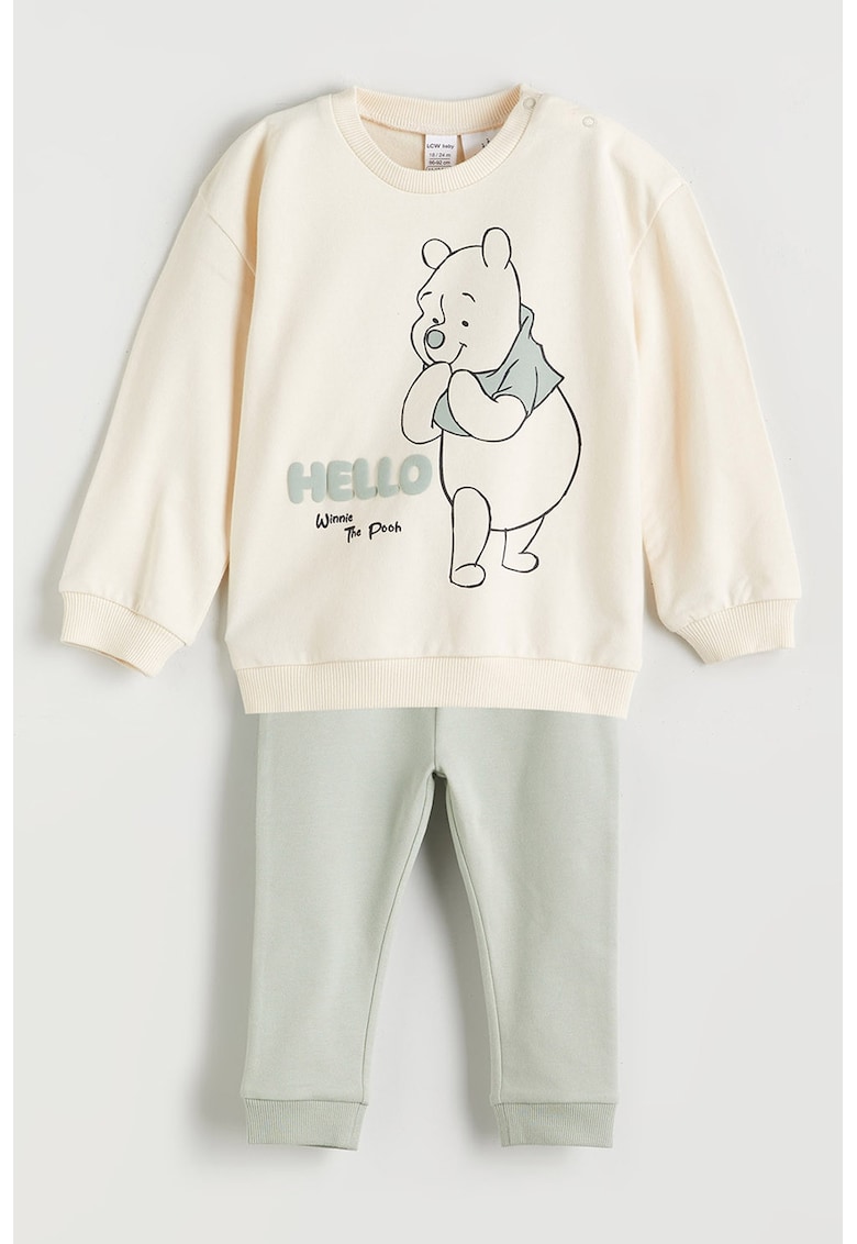 Set de bluza de trening si pantaloni lungi cu Winnie The Pooh