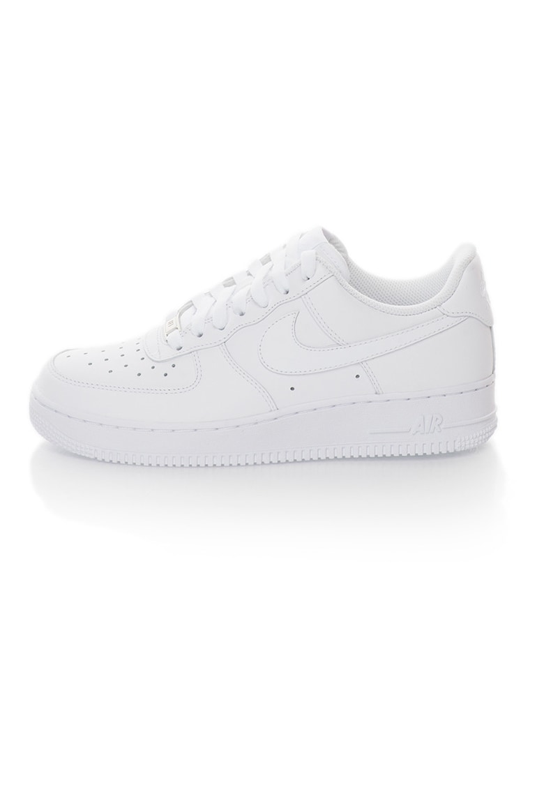 Pantofi sport albi de piele Air Force 1