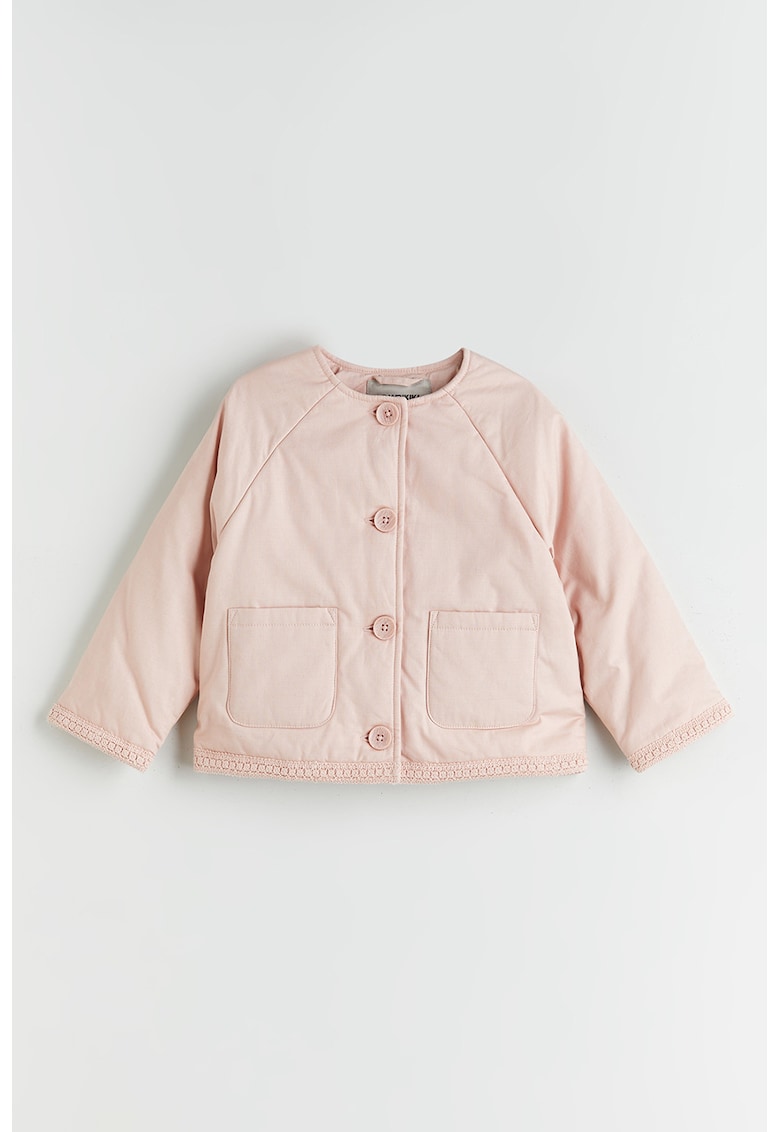 Jacheta cu maneci raglan si buzunare