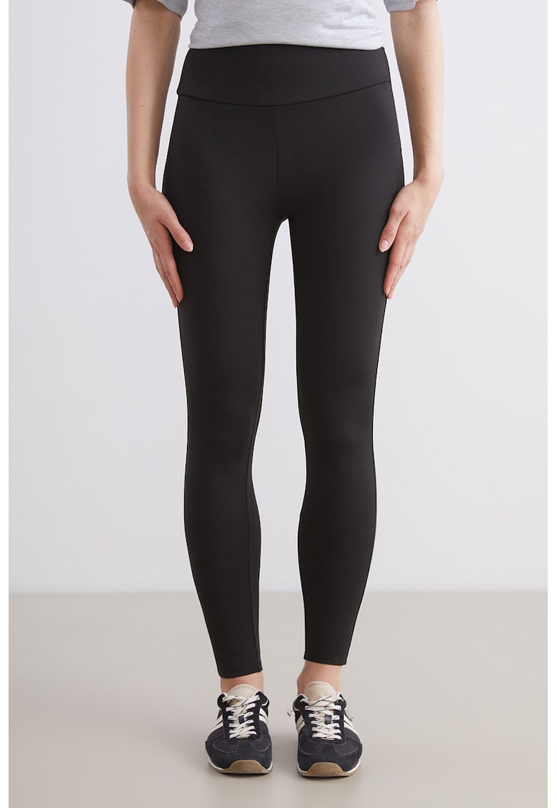 Colanti cu talie inalta si model uni