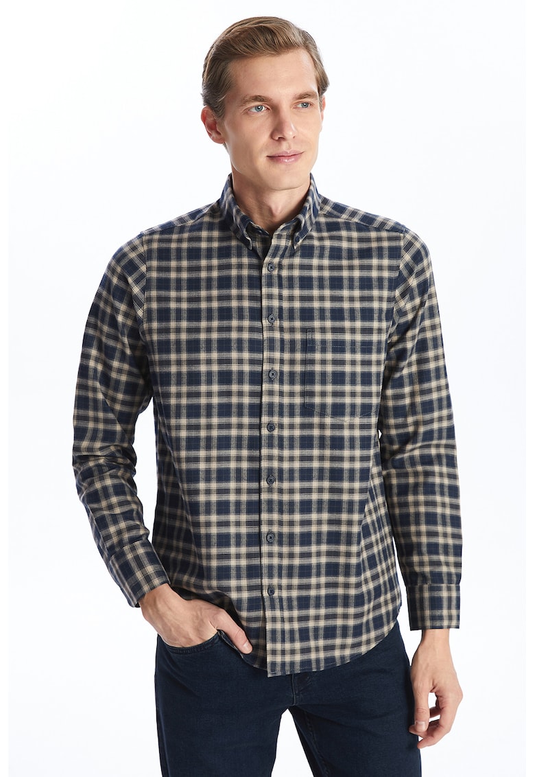 Camasa Oxford cu model in carouri Camasa Oxford cu model in carouri