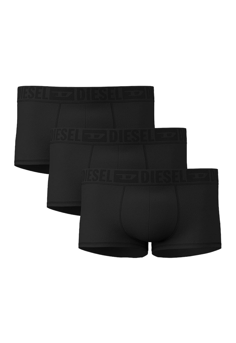 Set de boxeri din amestec de lyocell cu logo - 3 perechi