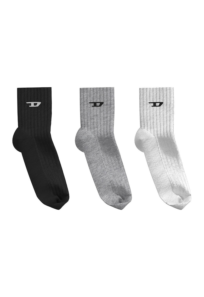 Set de sosete lungi din amestec de bumbac - 3 Perechi