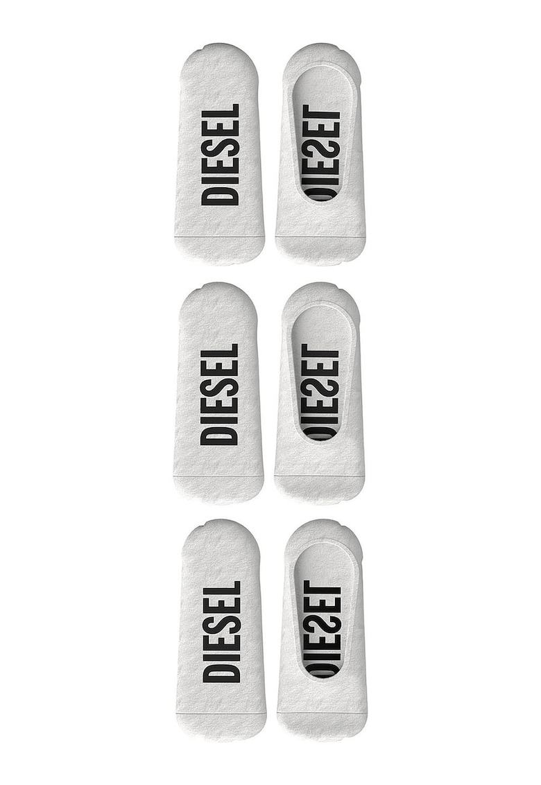 Set de sosete foarte scurte cu logo - 3 perechi