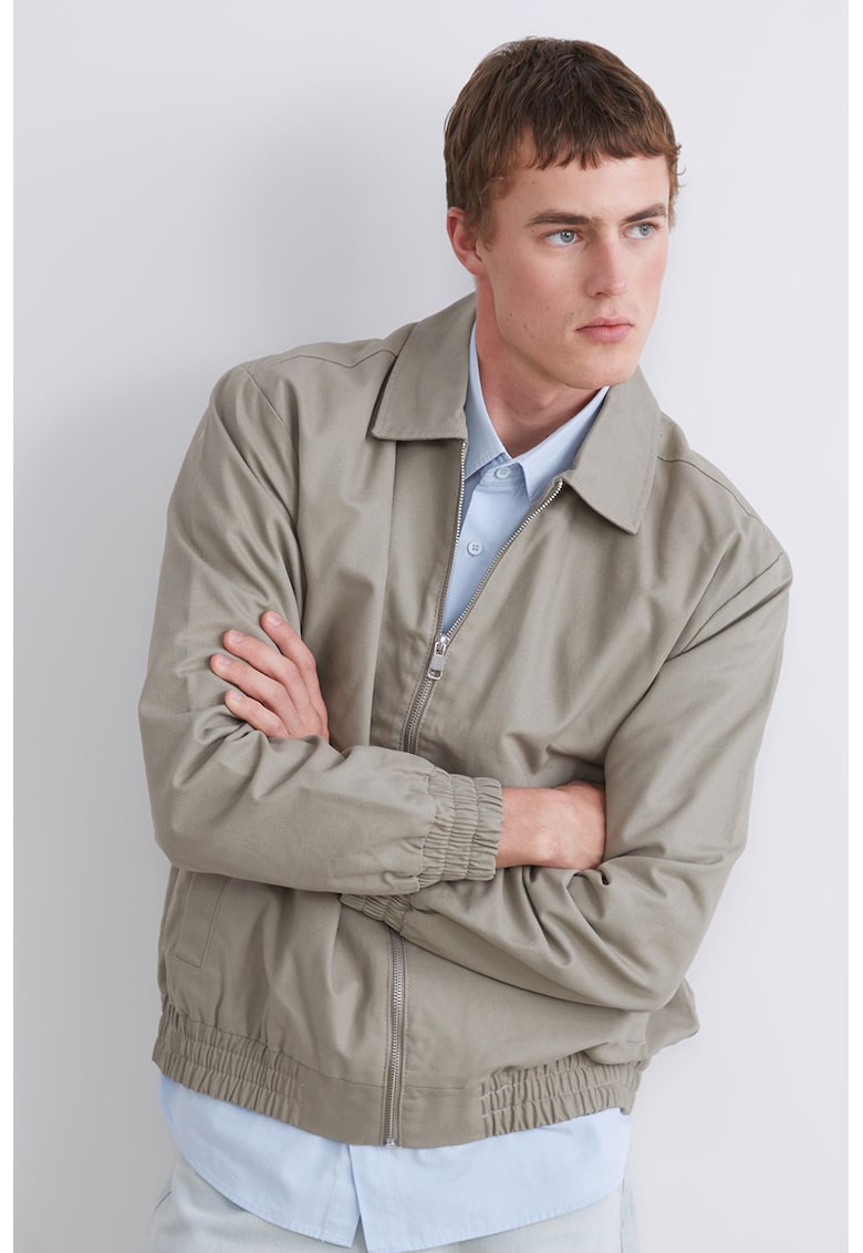 Jacheta bomber cu guler