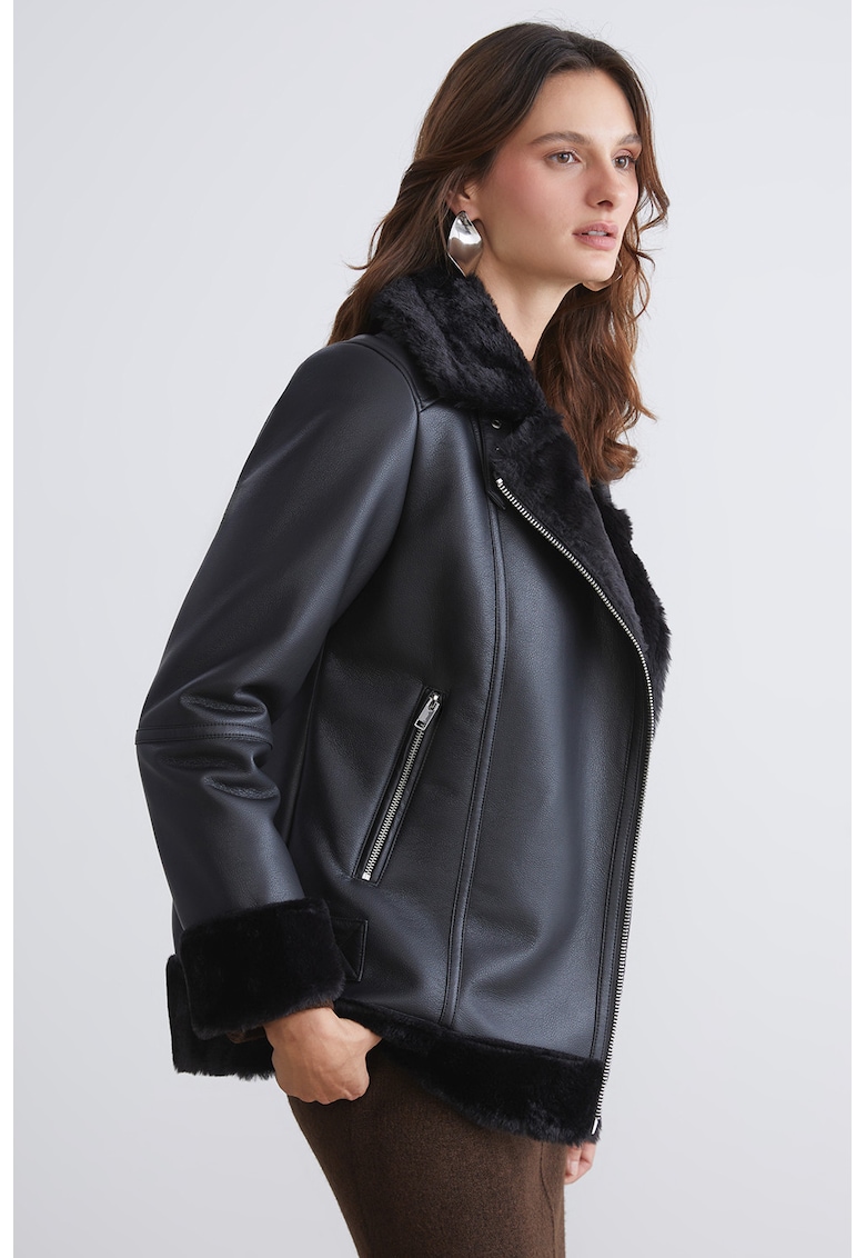 Jacheta din piele ecologica