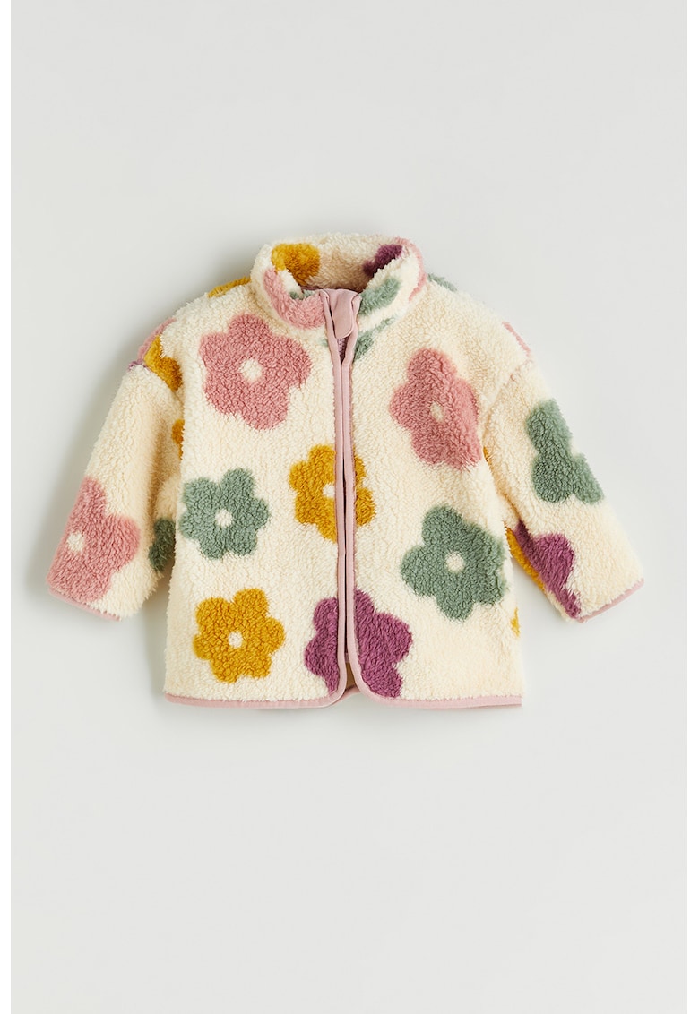 Jacheta din plus cu model floral