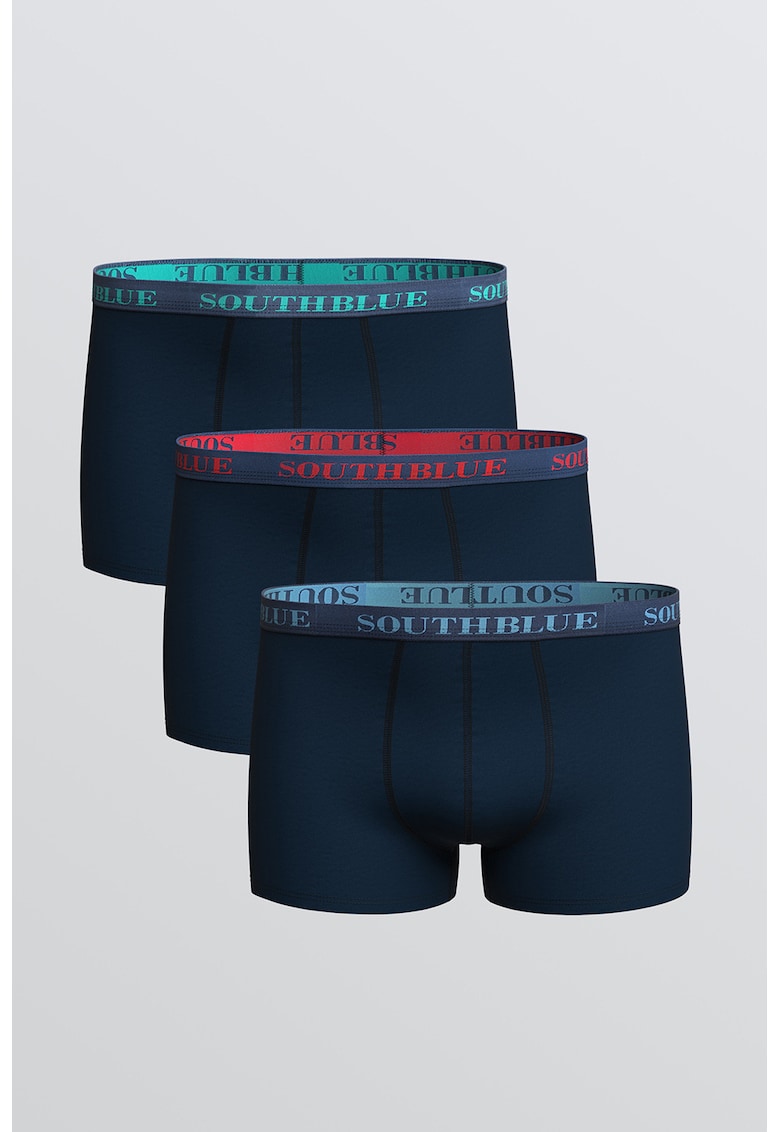 Set de boxeri cu banda text - 3 perechi