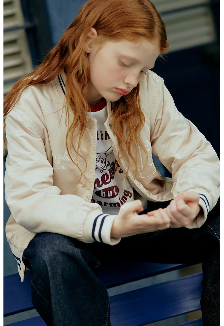 Jacheta bomber cu capse