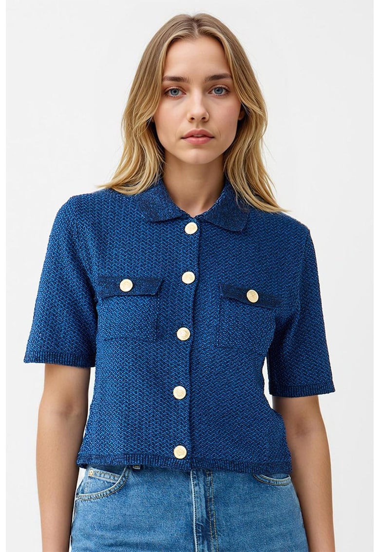 Cardigan din amestec de bumbac