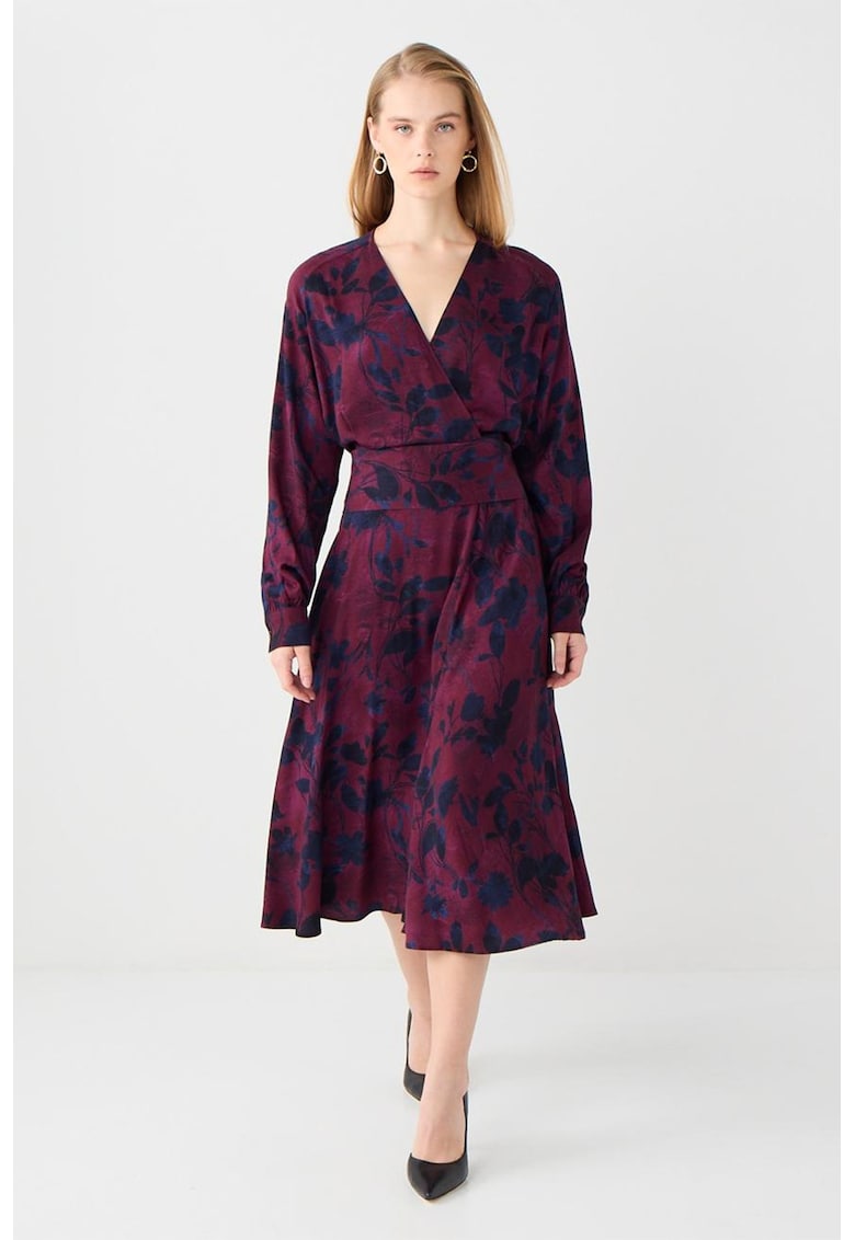 Rochie petrecuta cu model floral