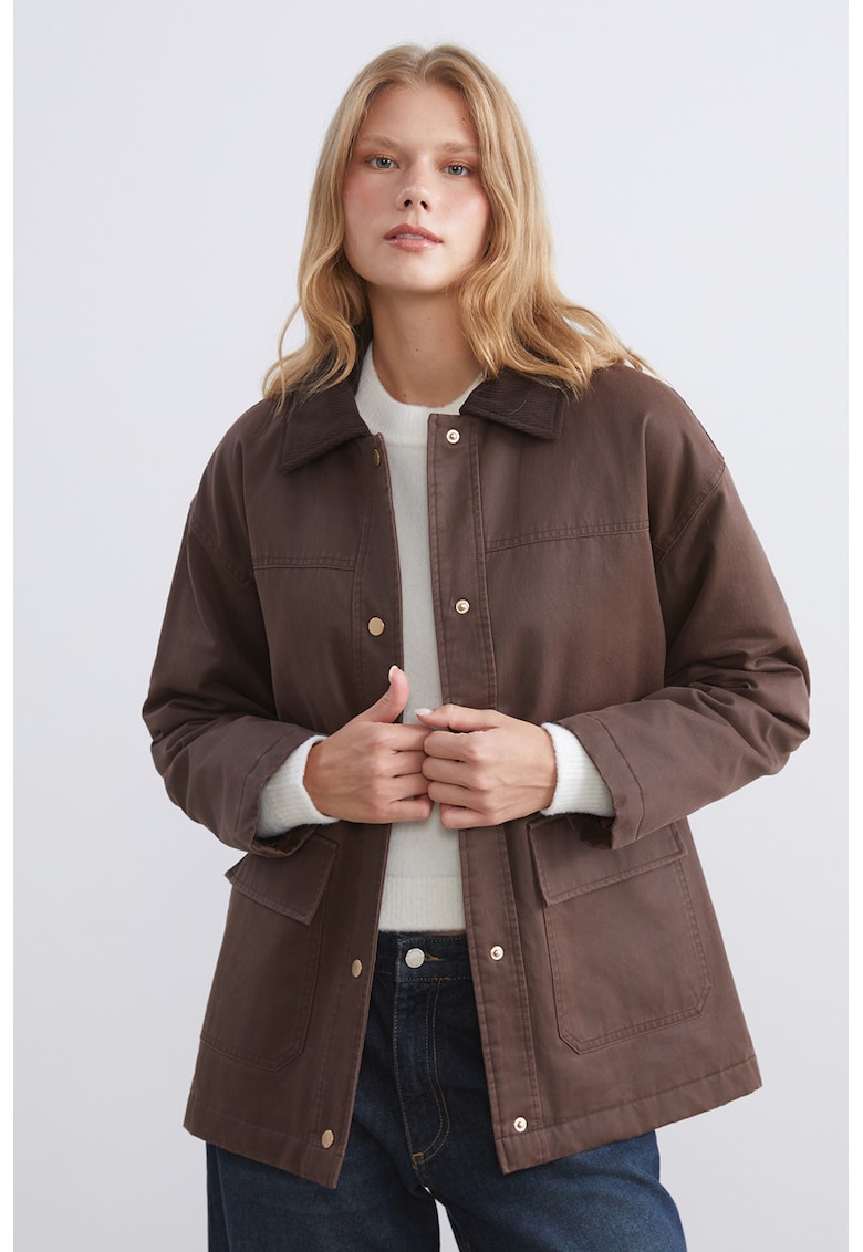 Jacheta uni cu buzunare laterale