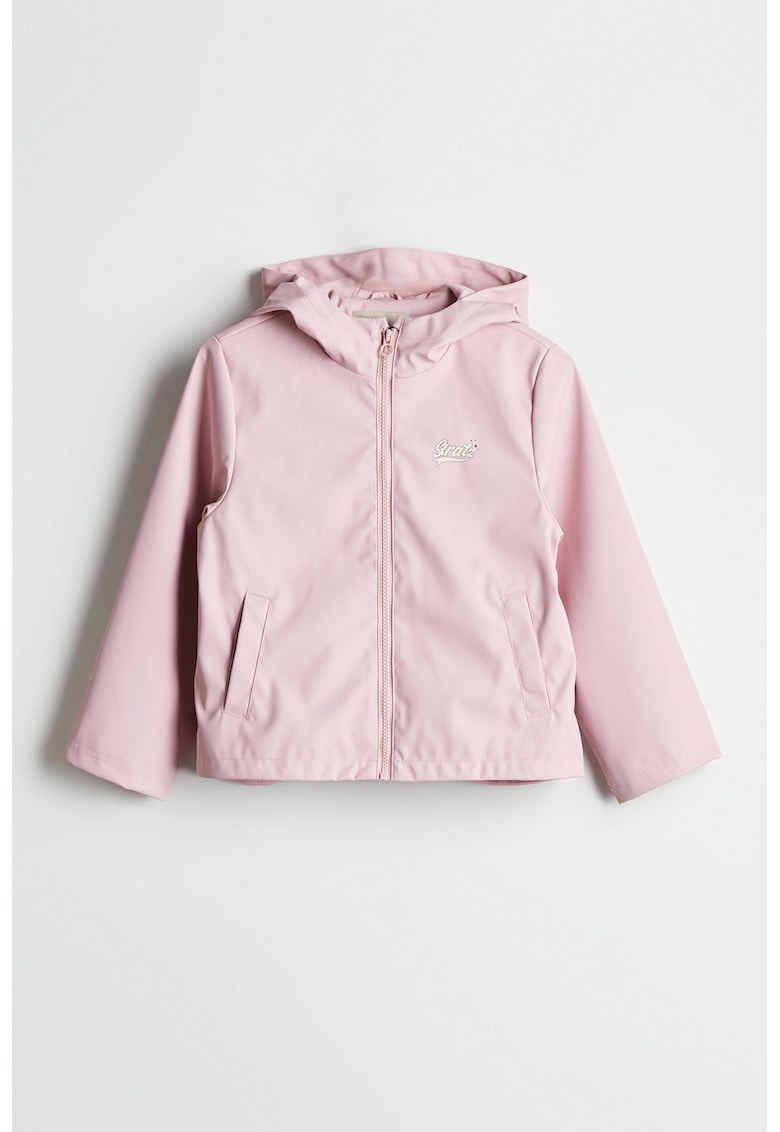 Pelerina de ploaie scurta cu gluga