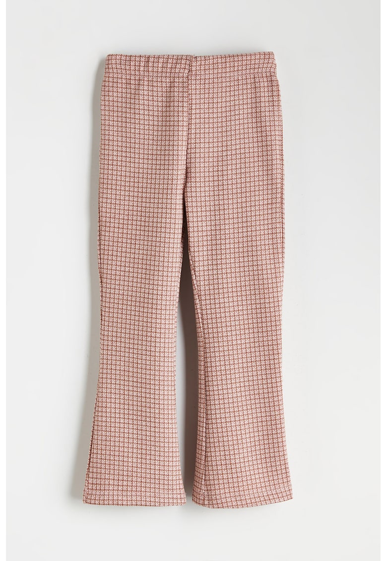 Colanti evazati cu model in carouri