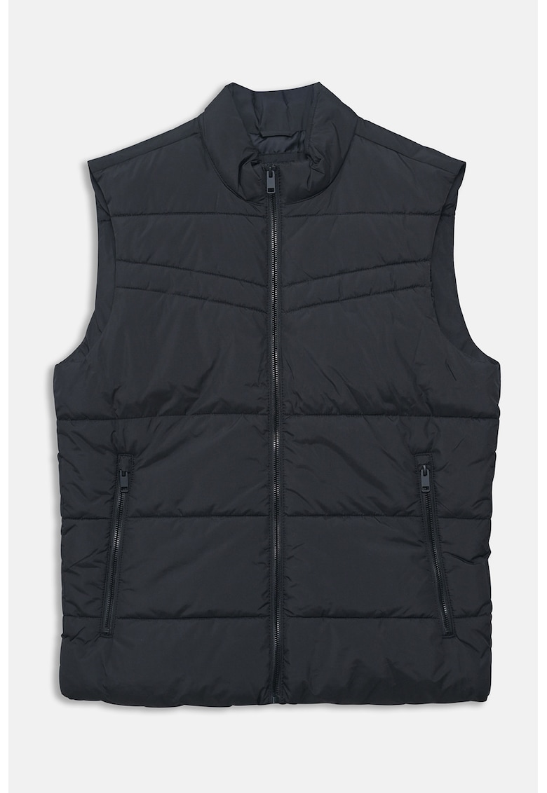 Vesta matlasata cu fermoar